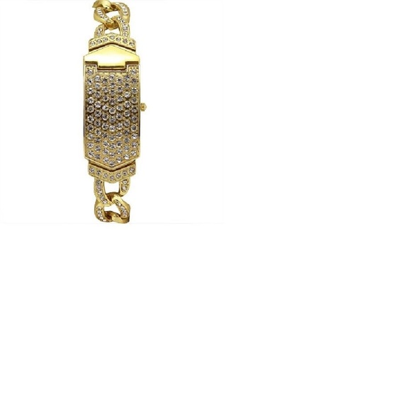 Jalon Watch Stainless Steel Crystal Link Bracelet